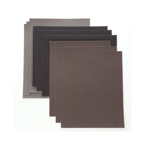 3M 02409 211K Series Sanding Sheet, 9 in W x 11 in L, 100 Grit, Fine Grade, Aluminum Oxide Abrasive, Black