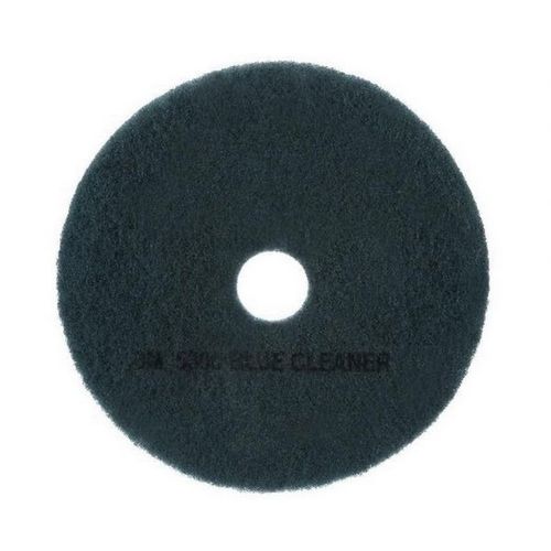 3M 8410 0 5300 Series Cleaner Pad, 17 in Dia, Blue