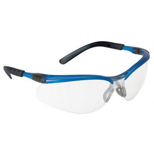 62066 Protective Eyewear, Universal Size, Indoor/Outdoor Mirror Lens, Ocean Blue Frame