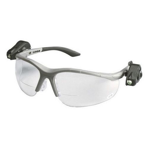 62113 Reader Protective Eyewear, Universal Size, Clear Lens, Gray Frame