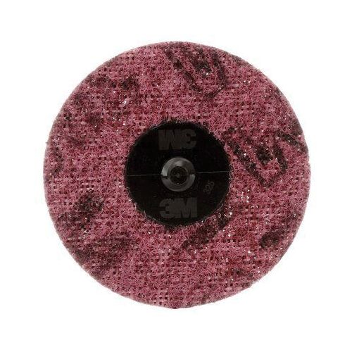 SC-DR Series No-Hole Surface Conditioning Disc, 4 in, Medium Grade, Aluminum Oxide, Maroon