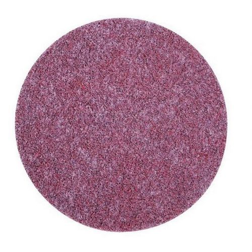 Scotch-Brite 14100 SC-DH Series No-Hole Surface Conditioning Disc, 4-1/2 in, Medium Grade, Maroon