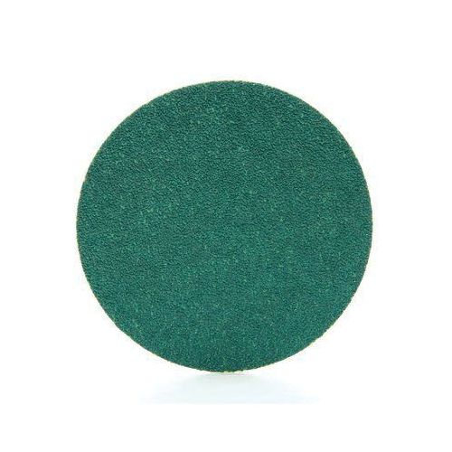 0 252U Abrasive Disc, 6 in Dia, 36 Grit, Aluminum Oxide Abrasive, Green, Dry, Vacuum (Yes/No): No