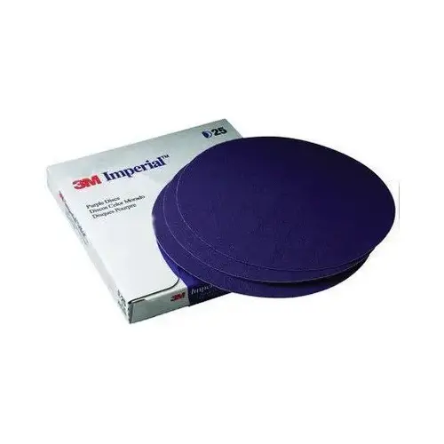 0 745I Series Abrasive Disc, 5 in Dia, P80 Grit, Hook and Loop, Purple