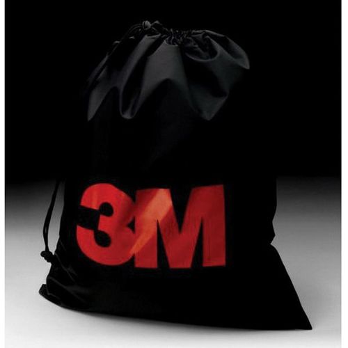 Respirator Storage Bag, Use With: 6000, 7000 and FF-400 Series Half and Full Facepiece Respirator Black