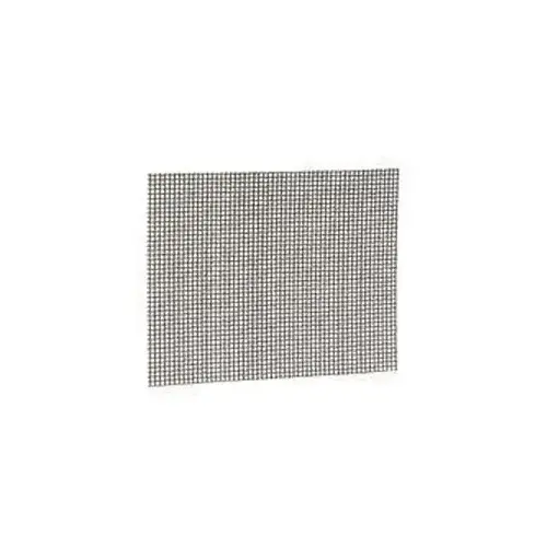 Heavy Duty Griddle Screen, 4 in W x 5-1/2 in L, Aluminum Oxide Gray