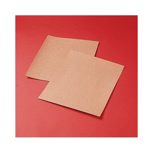 3M 02104 210N Series Paper Sheet, 9 in W x 11 in L, 180 Grit, Very Fine Grade, Aluminum Oxide Abrasive, Brown