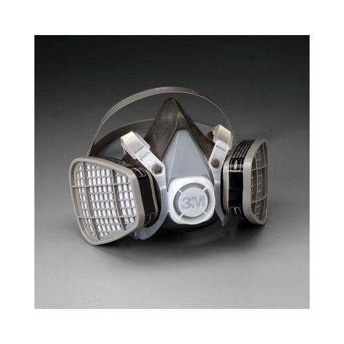 5000 Series Disposable Half-Mask Respirator, Large, NIOSH Approved (Y/N): Yes Black