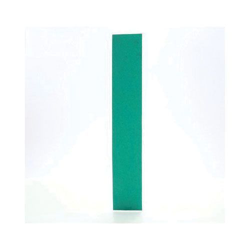 0 246U Open Coated File Sheet, 2-3/4 in W x 16-1/2 in L, 80 Grit, Coarse Grade, Green, Dry