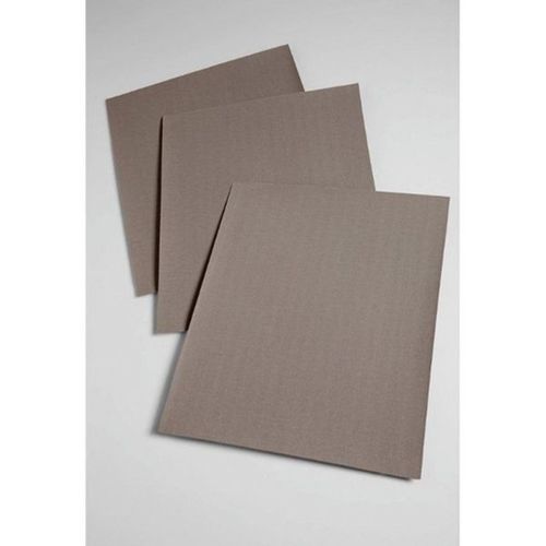 0 211K Series Sanding Sheet, 9 in W x 11 in L, 80 Grit, Medium Grade, Aluminum Oxide Abrasive, Black