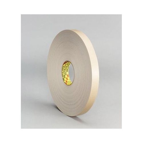 4492W Series Double Coated Foam Tape, 72 yd x 1 in, White