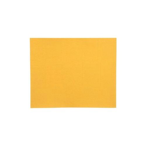 0 216U Series Abrasive Sheet, 9 in W x 11 in L, P120 Grit, Coarse Grade, Aluminum Oxide Abrasive, Gold