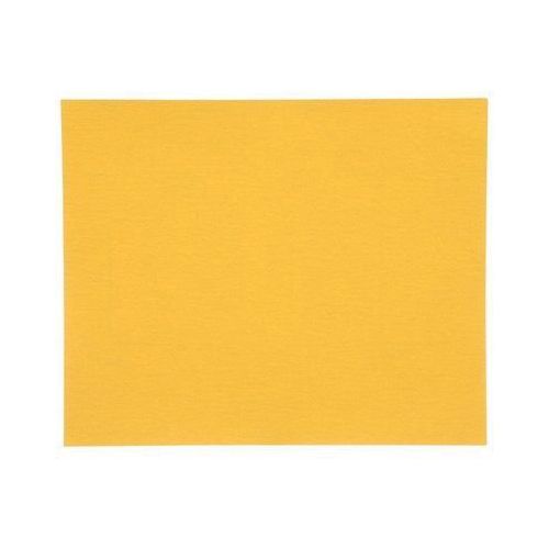 216U Series Abrasive Sheet, 9 in W x 11 in L, P100 Grit, Coarse Grade, Aluminum Oxide Abrasive, Gold