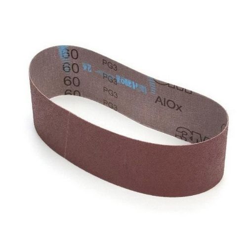 340D Series Sanding Belt, 3 in W x 21 in L, 60 Grit, Medium Grade, Brown