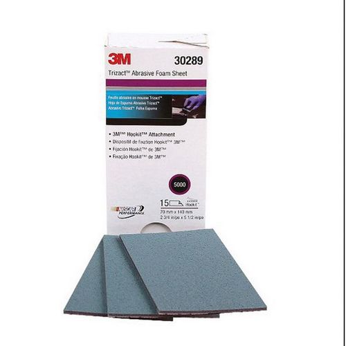 Abrasive Sheet, 2-3/4 in W x 5-1/2 in L, 5000 Grit, Fine Grade, Silicon Carbide Abrasive, Wet/Dry