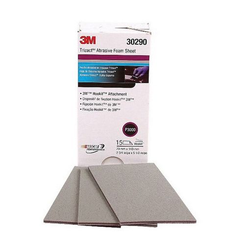 Abrasive Sheet, 2-3/4 in W x 5-1/2 in L, 3000 Grit, Silicon Carbide Abrasive, Wet/Dry