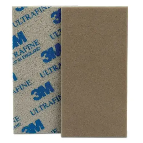 3M 3089 0 Performance Soft Sanding Sponge, 2-3/4 in W x 5-1/2 in L, 800/1000 Grit, Ultra Fine Grade, Tan Color