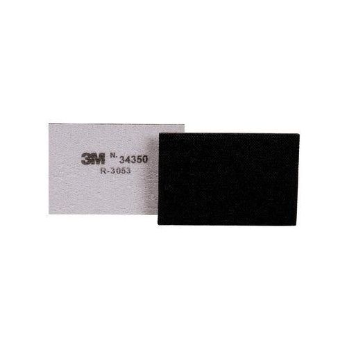 3M 34350 Flexible Abrasive Interface Pad, 5 in L x 3 in W, Hook and Loop Attachment