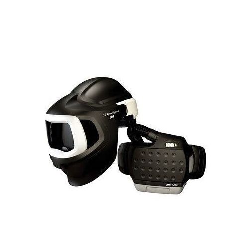 Powered Air Purifying Respirator, Universal, NIOSH Approved (Y/N): Yes Black