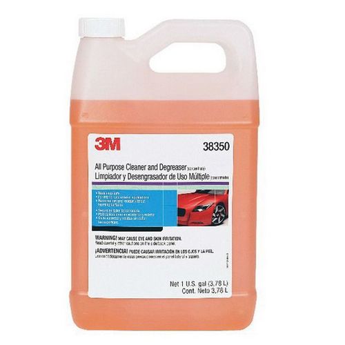3M 38350 All Purpose Cleaner and Degreaser, 1 gal Bottle, Brown/Yellow