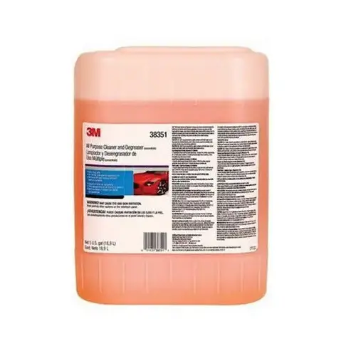 3M 38351 All Purpose Cleaner and Degreaser Concentrate, 18.9 L, Brown/Yellow