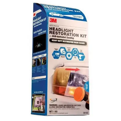 3M 39186 Quick Headlight Renewal Plus, Tan, Liquid