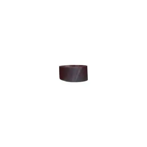 461F Series Abrasive Belt, 3 in W x 24 in L, 80 Grit, Medium Grade, Black