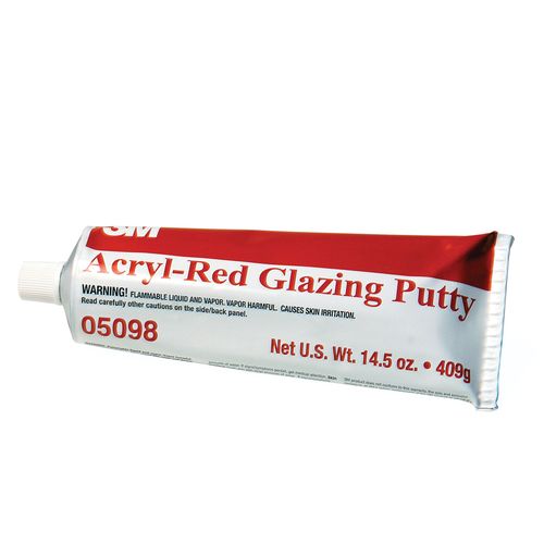 Glazing Putty, 14.5 oz Aluminum Tube, Paste