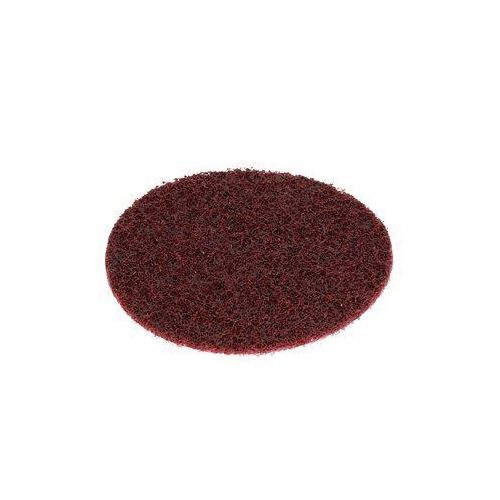 Scotch-Brite 07451 SC-DH Series No-Hole Surface Conditioning Disc, 4 in, Medium Grade, Aluminum Oxide, Maroon