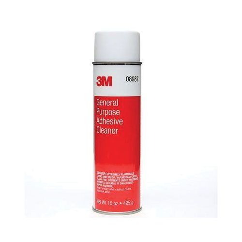 3M 8987 0 General Purpose Adhesive Cleaner, 20 fl-oz Aerosol Can, Liquid, Clear