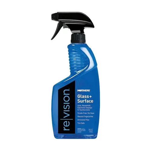 Mothers 06624 06624 Glass and Surface Cleaner, 24 oz Aerosal Can, Blue, Liquid