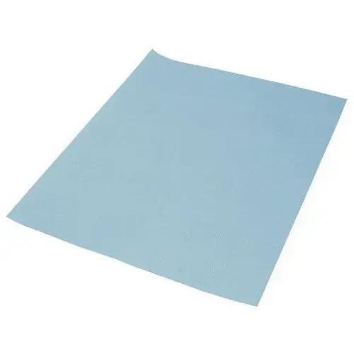 22101040 22 Series Plain Finishing Sheet, 9 in W x 11 in L, P40 Grit Blue