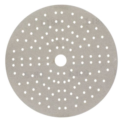 24-6MH-220 Semi-Open Coated Abrasive Vacuum Disc, 6 in Dia, Aluminum Oxide/Ceramic Abrasive, 220 Grit Gray