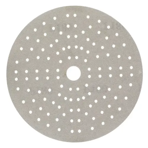 24-6MH-800 Semi-Open Coated Abrasive Vacuum Disc, 6 in Dia, Aluminum Oxide/Ceramic Abrasive, 800 Grit Gray