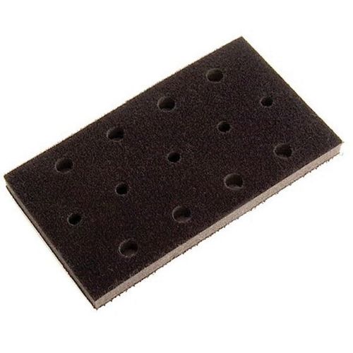Mirka 91495 Grip Faced Interface Pad, 2-3/4 in W x 5 in L x 3/8 in THK, Hook and Loop Attachment