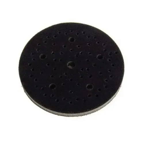 Grip Faced Interface Pad, 5 in Dia x 5 mm THK, Hook and Loop Attachment