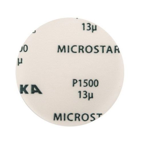 FM6081500 FM Series Semi-Open Coated Grip-On Sanding Disc, 3 in, P1500 Grit, Aluminum Oxide White