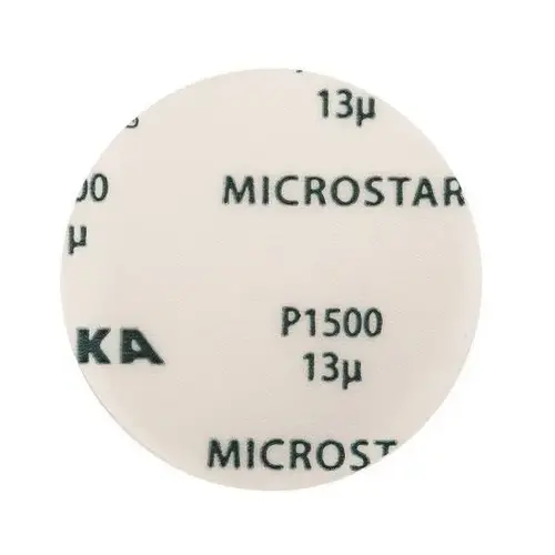 FM608800 FM Series Semi-Open Coated Grip-On Sanding Disc, 3 in, P800 Grit, Aluminum Oxide White