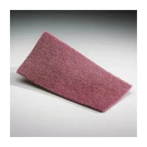 06166 Thin-Flexible Hand Pad, 4-1/2 in W x 9 in L, 320/400 Grit, Maroon