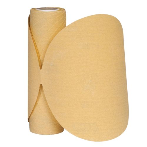 Norton 63642506182 06182 A296 Series Sanding Disc Roll, 6 in, P80 Grit, Aluminum Oxide, PSA Attachment