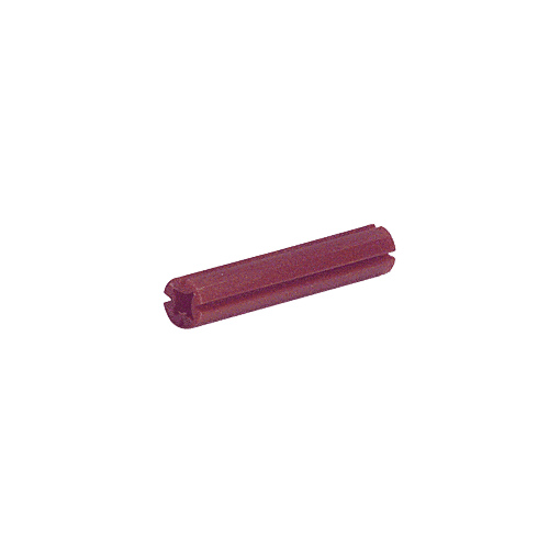 1" Length Hi-Red Plastic Screw Anchors - 5/16" Hole
