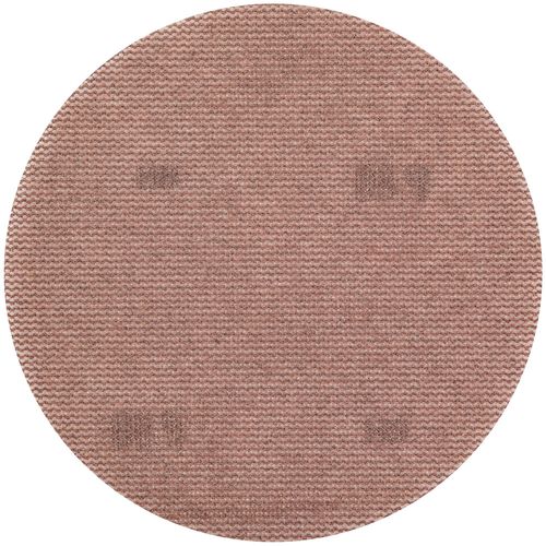 M229 Net Sanding Disc, 6 in, P400 Grit, Aluminum Oxide, Hook and Loop Attachment Tan