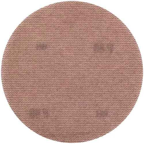 M229 Net Sanding Disc, 5 in, P220 Grit, Aluminum Oxide, Hook and Loop Attachment Tan