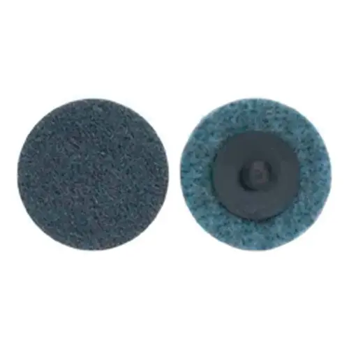 Norton 66261009192 09192 Non-Woven Quick Change Sanding Disc, 3 in, 320 Grit Blue