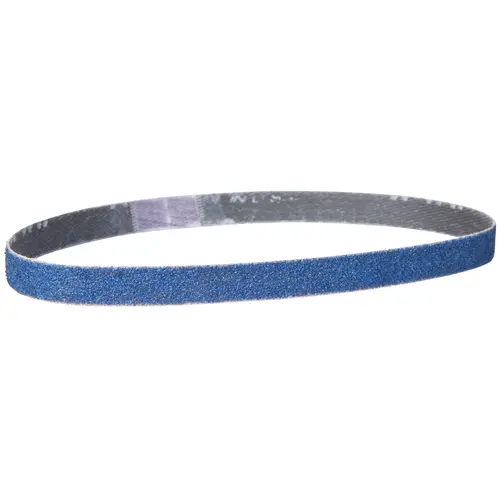 28569 R823P Series Sanding File Belt, 18 in L x 1/2 in W, 60 Grit Blue