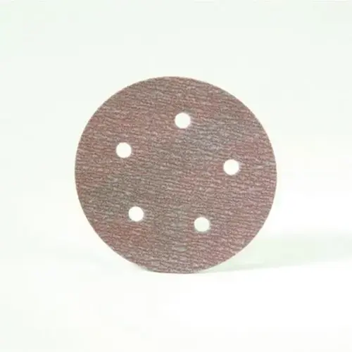 Norton 66261131487 31487 Vacuum Sanding Disc Roll, 5 in, P500 Grit, Aluminum Oxide, PSA Attachment Champagne