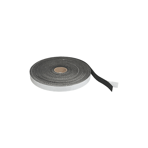 CRL SRS33 3/4" Wide Black Sponge Rubber Desk Stripping - 50' Roll