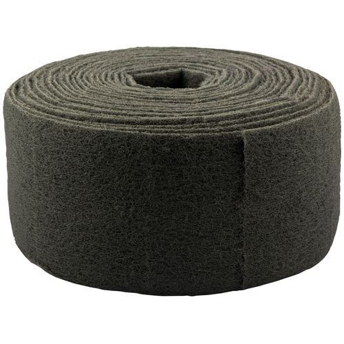 Norton 77696075502 75502 Non-Woven Perforated Sanding Roll, 4 in W x 30 ft L Gray