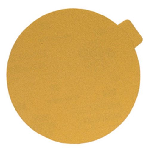 Norton 66261183829 83829 A296 Series Sanding Tab Disc, 6 in, P220 Grit, Aluminum Oxide, PSA Attachment Gold