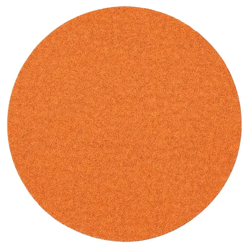 97510 A995 Series NorGrip Sanding Disc, 6 in, P80 Grit, Ceramic Alumina, Hook and Loop Attachment Orange